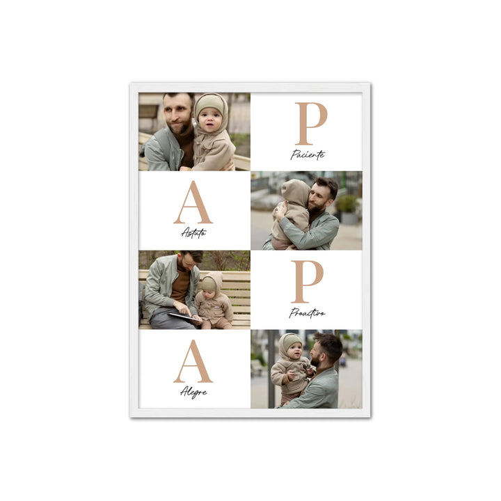 Papá Letras – Póster Personalizado
