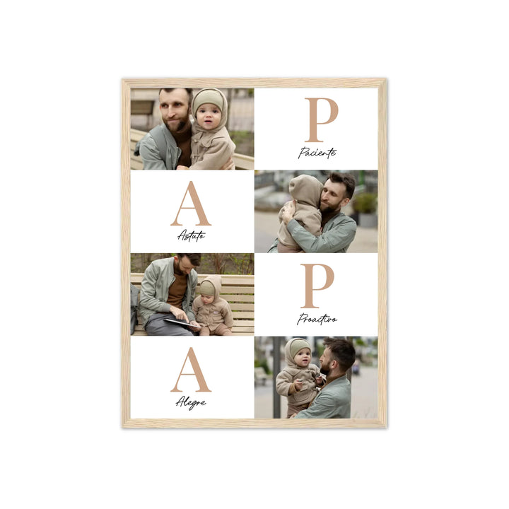 Papá Letras – Póster Personalizado