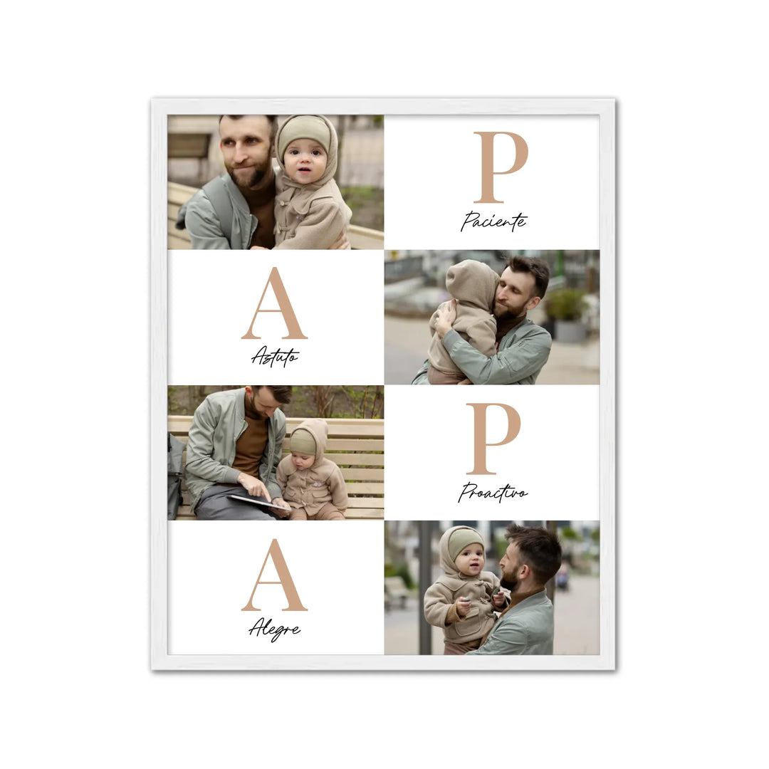 Papá Letras – Póster Personalizado