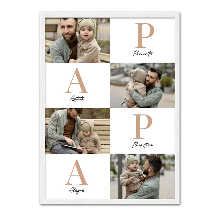 Papá Letras – Póster Personalizado
